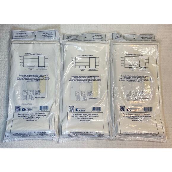 EnviroCare Hoover Duros Type SR Vacuum Bags Microfiltration 9PK - Picture 2 of 2